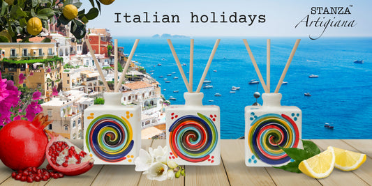 Italian Holidays Limited edition reed diffuser collection