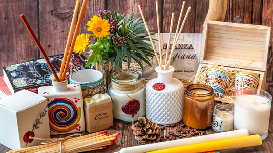 STANZA Artigiana handmade candles and Italian home fragrance in a warm North London atelier