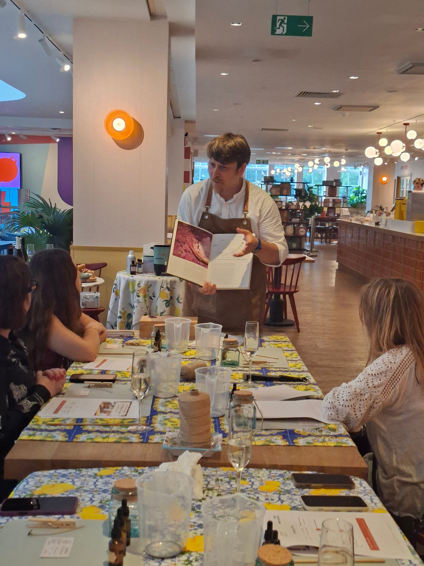 Candle Making Workshop at Jamie Oliver Cafe