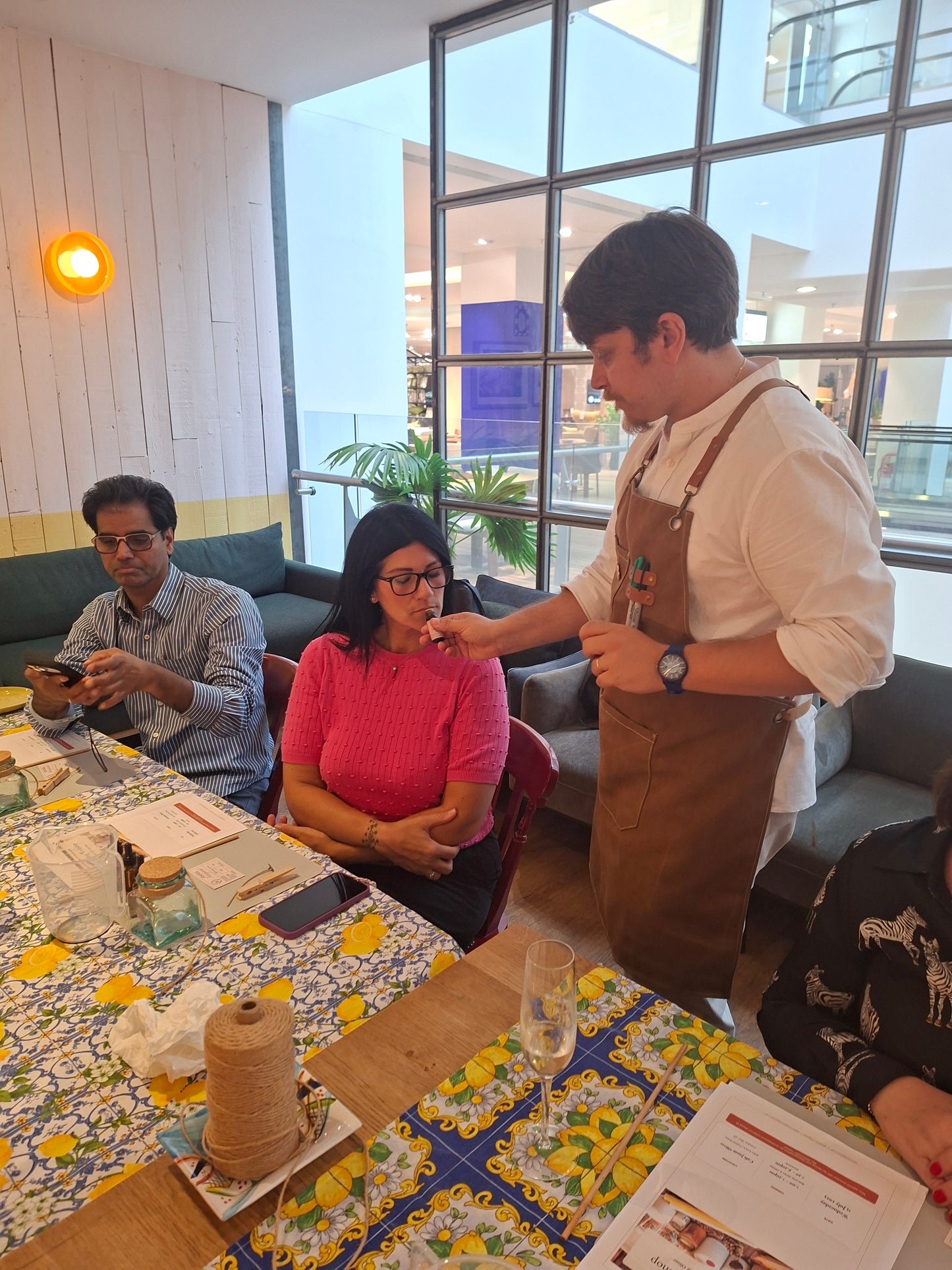 Candle Making Workshop at Jamie Oliver Cafe