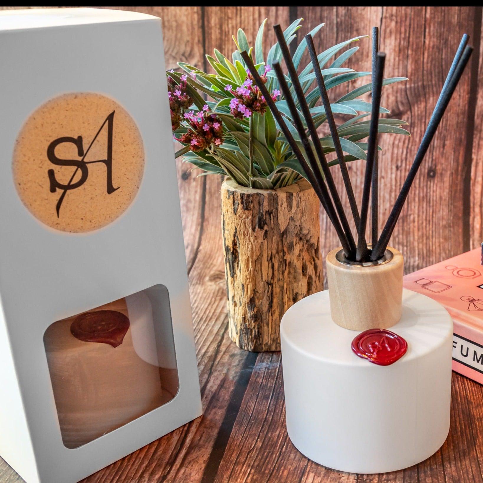 Gi Diffusers Black Orchid - glass reed diffuser - 200ml – STANZA Artigiana