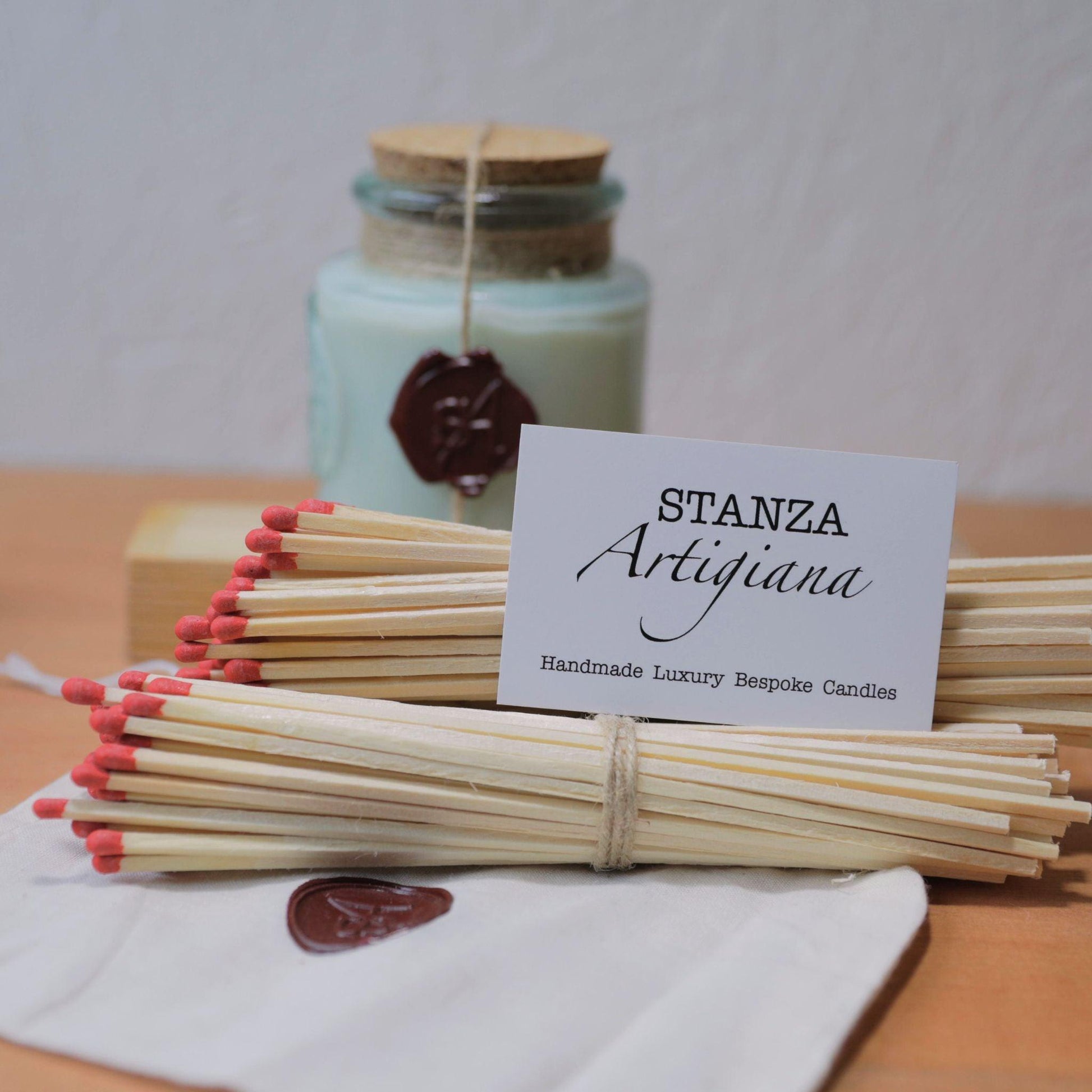 Sustainable and Ethical Vegan Matches - Extra long - STANZA Artigiana