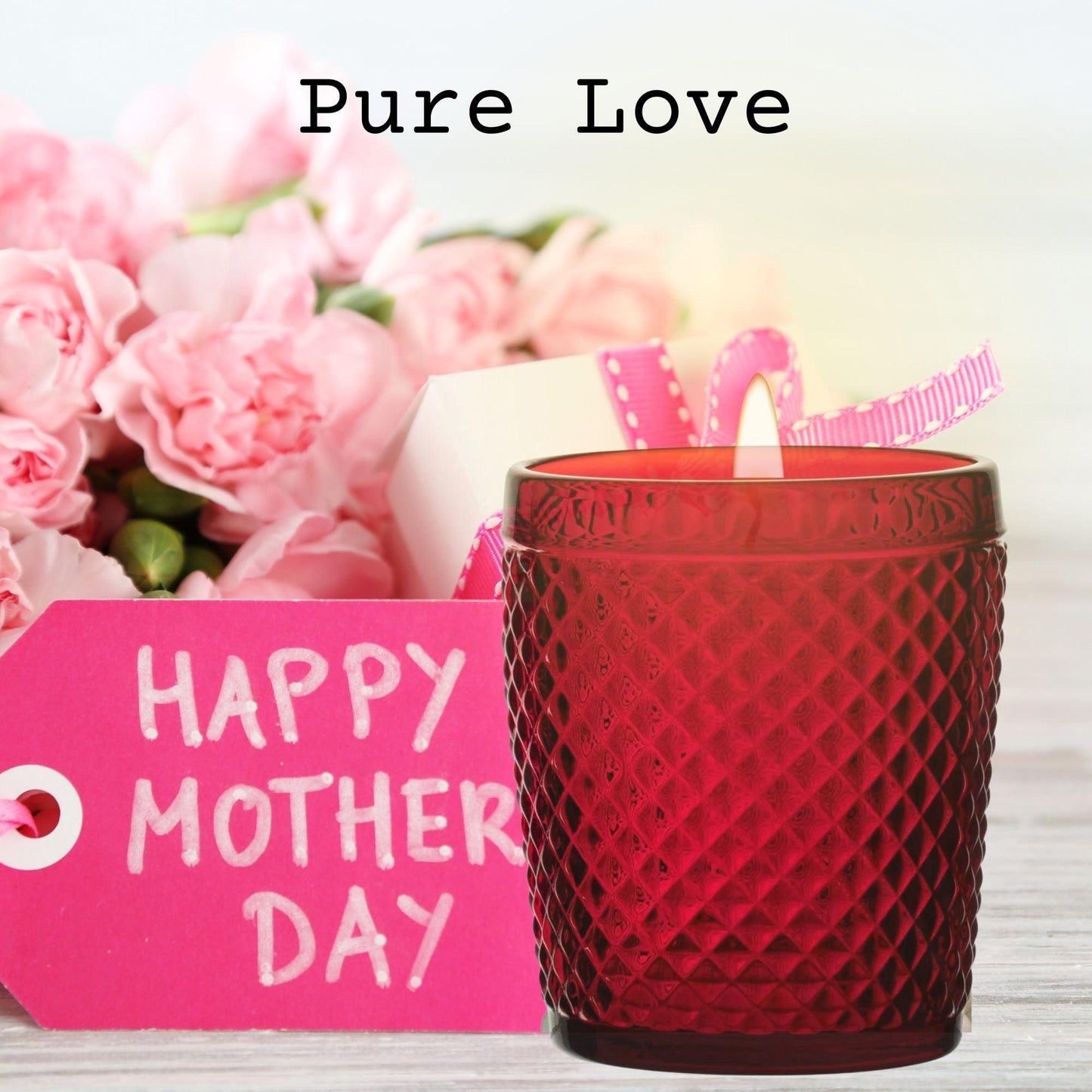 Pure love soy candle - mother's day - STANZA Artigiana