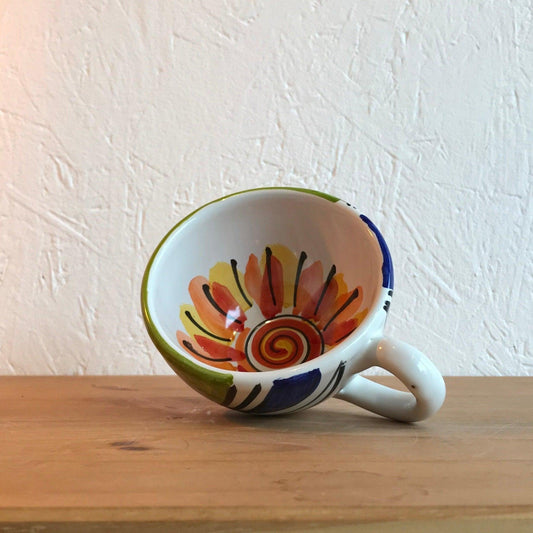 ceramic coffee cup - handmade in the Amalfi coast - STANZA Artigiana