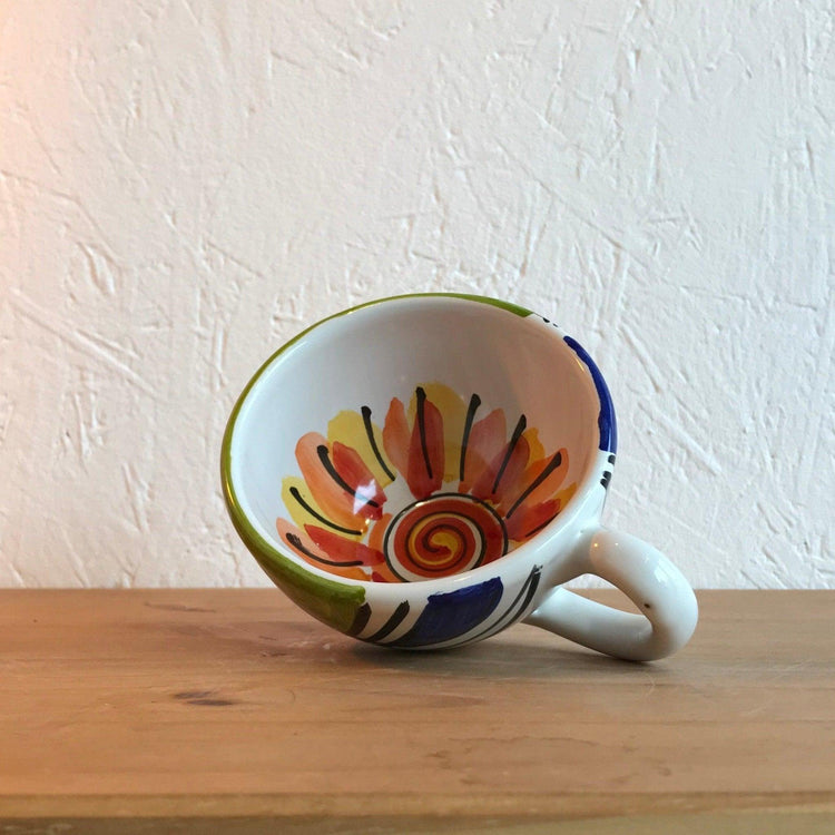 ceramic coffee cup - handmade in the Amalfi coast - STANZA Artigiana