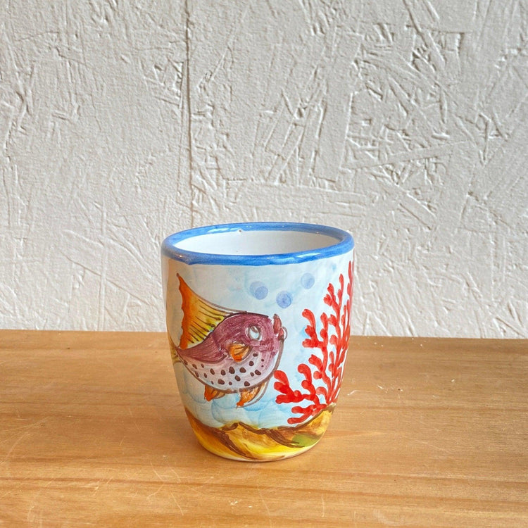 ceramic cup - vita acquamarina - STANZA Artigiana