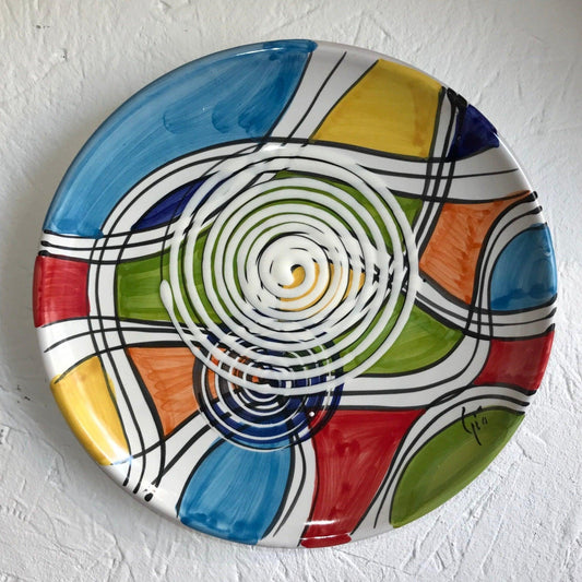 ceramic wall plate - STANZA Artigiana