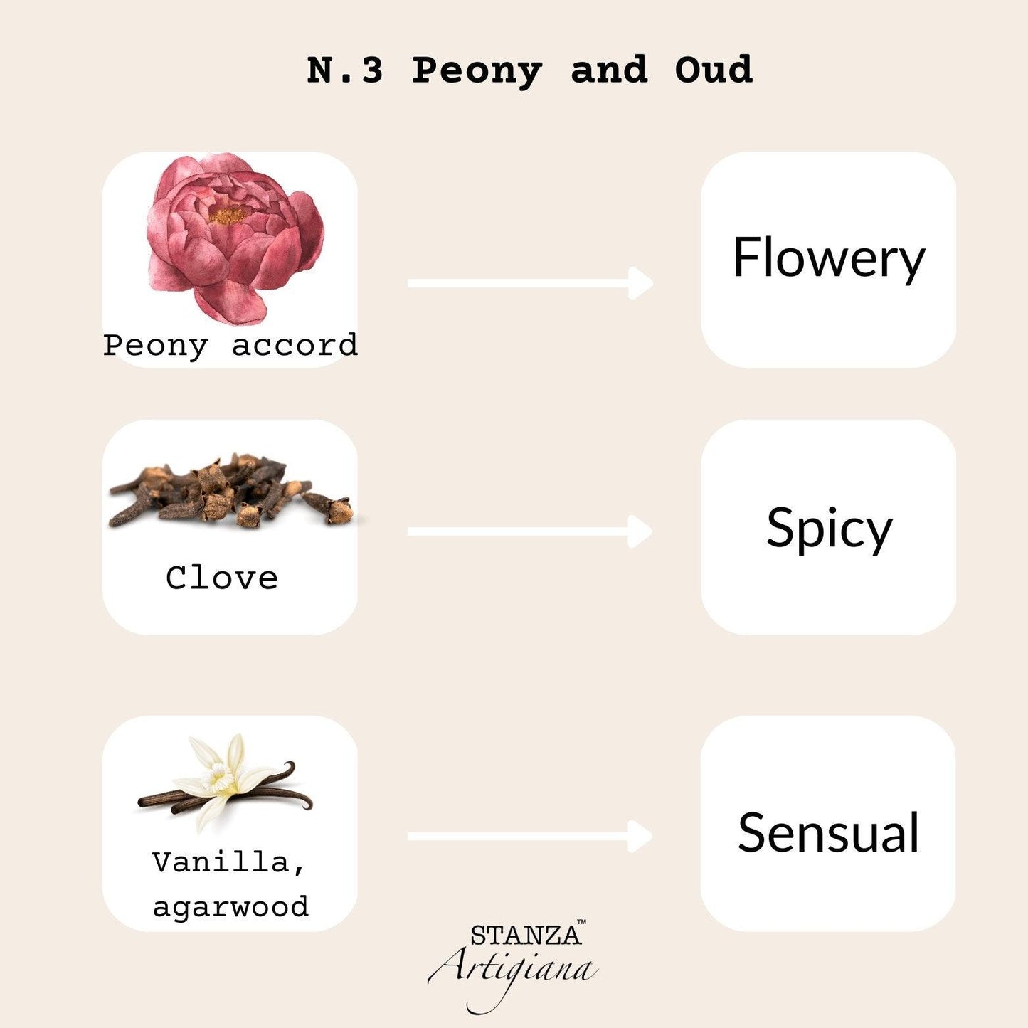 Sustainable Soy Pot Candle - No. 3 Peony and Oud by STANZA Artigiana - STANZA Artigiana