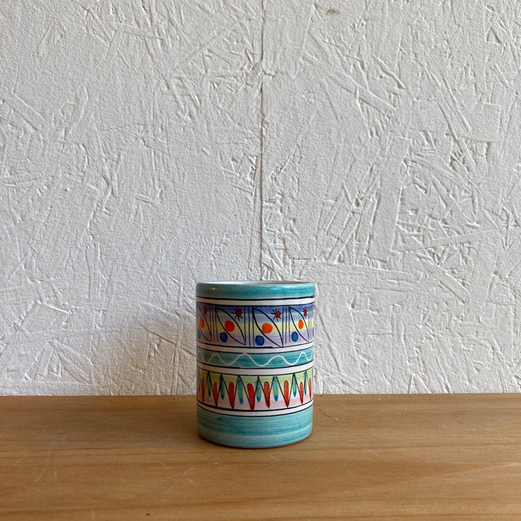 Traditional Vietri style ceramic cup - STANZA Artigiana